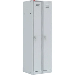 Шкаф для одежды металлический P_ШРМ22М 2 дв. 600х500х1860