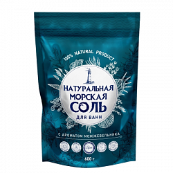 GREENFIELD 600г Натуральная морская соль для ванн Можжевельник