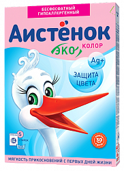 АИСТ Стиральный порошок АИСТЁНОК КОЛОР детский, 400гр