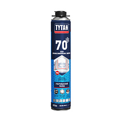 Профессиональная монтажная пена с увеличенным выходом Tytan Professional 70 63630, зимняя, 870 мл