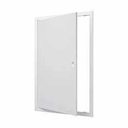 Люк-дверца ревизионная Evecs Л4060Р, ABS-пластик, с ручкой, с фланцем 396 x 596 мм, 418 x 618 мм