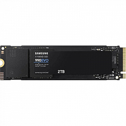 SSD накопитель Samsung 990 EVO 2Tb, M.2 2280, PCIe 4.0 x4, (MZ-V9E2T0BW)