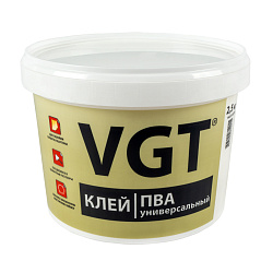 Клей ПВА универсальный VGT, 2,5 кг