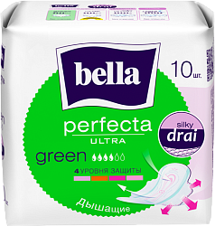 Прокладки «Bella» Perfecta Ultra Green 10 шт