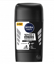 NIVEA MEN 50мл стик Дезодорант для тела Черное и Белое Original