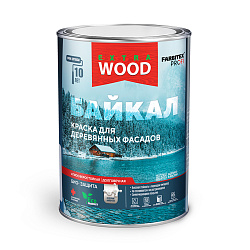 Краска для деревянных фасадов Farbitex Profi Wood Extra Байкал, 0,75 л, княженика