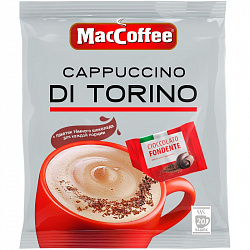 Кофейный напиток MacCoffee Cappuccino di Torino растворимый, 25,5 гр х 20 шт