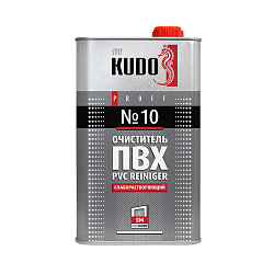 Очиститель ПВХ №10 Kudo, слаборастворяющий, 1000 мл