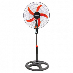 Вентилятор напольный, 3 режима, SONNEN TF-50W-45-А304, d=45 см, 50 Вт, черный, 454789, FS-45-A304