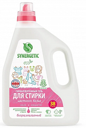 SYNERGETIC 1,5л Концентрированный гель для стирки COLOR