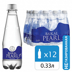 Вода минеральная Baikal Pearl Жемчужина Байкала без газа, ПЭТ 0,33 л