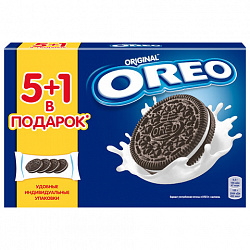 OREO 228г Печенье с какао и начинкой с ванильным вкусом