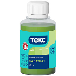 Колер паста Текс Универсал №07, салатная, 0,1 л