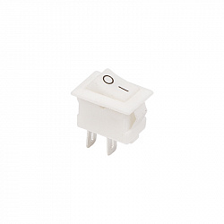 Выключатель клавишный 250V 3А (2с) ON-OFF белый Micro REXANT