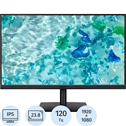 Монитор Acer Vero (UM.QV7CD.G02)23,8/FHD/IPS/120Hz/250cd/4ms/HDMI/DP