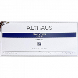 Чай Althaus черный Mountain Herbs Grand Pack, 15штх4г/уп