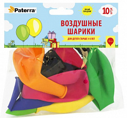 Воздушные шарики Paterra круглые 10 шт