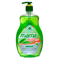 MAMA Ultimate 1000мл Бальзам для посуды и детских принадлежностей Зеленый чай