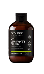 ECL Мужской шампунь и гель для душа 2 в 1 Extra Fresh, 400 мл