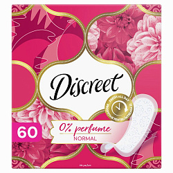 DISCREET 60шт Прокладки ежедневные Normal Plus