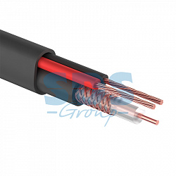 Кабель КВК-П-2 +2x0,50 мм² (Cu/CCA) (96) черный (бухта 200 м) PROconnect
