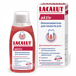LACALUT 300мл aktiv ополаскиватель для полости рта