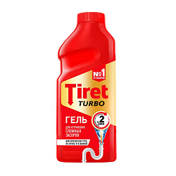 TIRET Turbo средство жидкое для канализационных труб 500мл