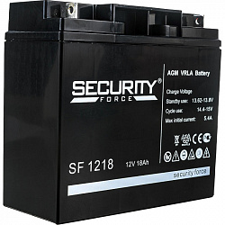 Батарея для ИБП Security Force SF 1218 12В/18, болт М5 (182x76x167мм)