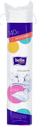 BELLA Ватные подушечки 140шт МЕД.