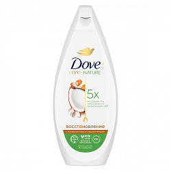 DOVE 250мл Крем-гель для душа Ритуал красоты Восстановление Кокос и миндальное молочко