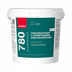 Мастика гидроизоляционная Neomid, с армирующими фиброволокнами, 1,3 кг