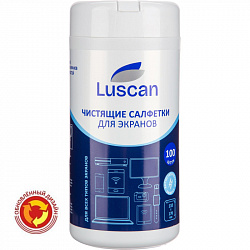 Салфетки д/экранов Luscan, туба, 100шт/уп 112х170 МБЛ