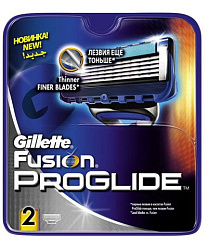 GILLETTE Кассеты FUSION PROGLIDE (2шт.)
