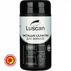 Салфетки д/экранов Luscan, туба, 100 шт, XXL, 13х20
