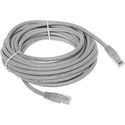 Патч-корд ExeGate FTP-RJ45-RJ45-C5e-10M-GY,cat.5e, 10м, серый <EX272305RUS