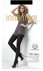 INNAMORE Колготки Microfibra 100 (nero, 3) (теплые матовые из 3D-микрофибры)