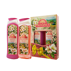 PROVANCE WILD ROSE Под. Набор (Шампунь 260мл + Гель д/душа 260мл) жен