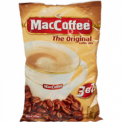 Кофейный напиток MacCoffee Original 3 в 1 растворимый, 20 гр х 50 шт