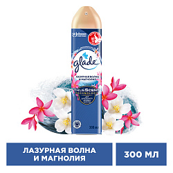 GLADE 300мл Освежитель воздуха Лазурная волна и Магнолия