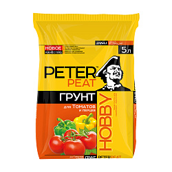 Грунт для томатов и перцев Peter Peat, 5 л