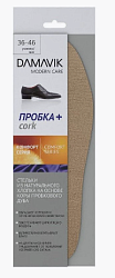 DAMAVIK Стельки для обуви ПРОБКА (Plus) с натуральным хлопком