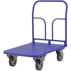 Тележка платформенная складная ручка, зацеп. ТПСР 2 М (600х900), d 125мм