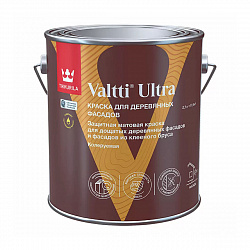 Краска для деревянных фасадов Tikkurila Valtti Ultra (Валтти Ультра), база А, белая, 2,7 л