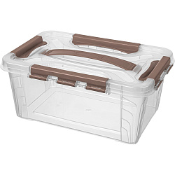 Универсальный Ящик для хранения Econova Grand Box с замками и ручкой, 4,2 л 433200114