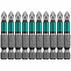 Бита KRAFTOOL Optimum Line PH2, 50 мм, тип E, 10 шт/уп (26122-2-50-10)
