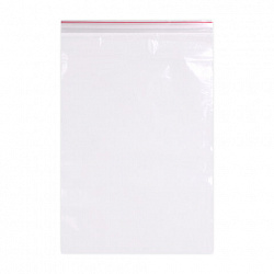 Пакеты ZIP LOCK "зиплок" ОЧЕНЬ ПРОЧНЫЕ, комплект 100шт, 20x30cм, ПВД, 80мкм., BRAUBERG EXTRA, 608179