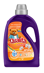 QUALITA EXPERT Гель – концентрат для стирки цветных и белых тканей АРОМА флакон, 2000мл