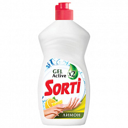 SORTI 450мл Средство для мытья посуды Лимон