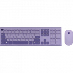 Набор клавиатура+мышь Acer OCC205 (ZL.ACCEE.00D)/Фиолетовый/USB/slim
