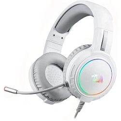 Гарнитура Redragon H270-W (70708) Mento RGB, 3.5мм, белая